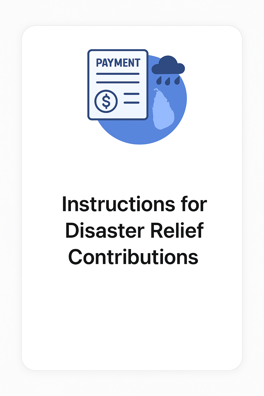 Updated Payment Instructions